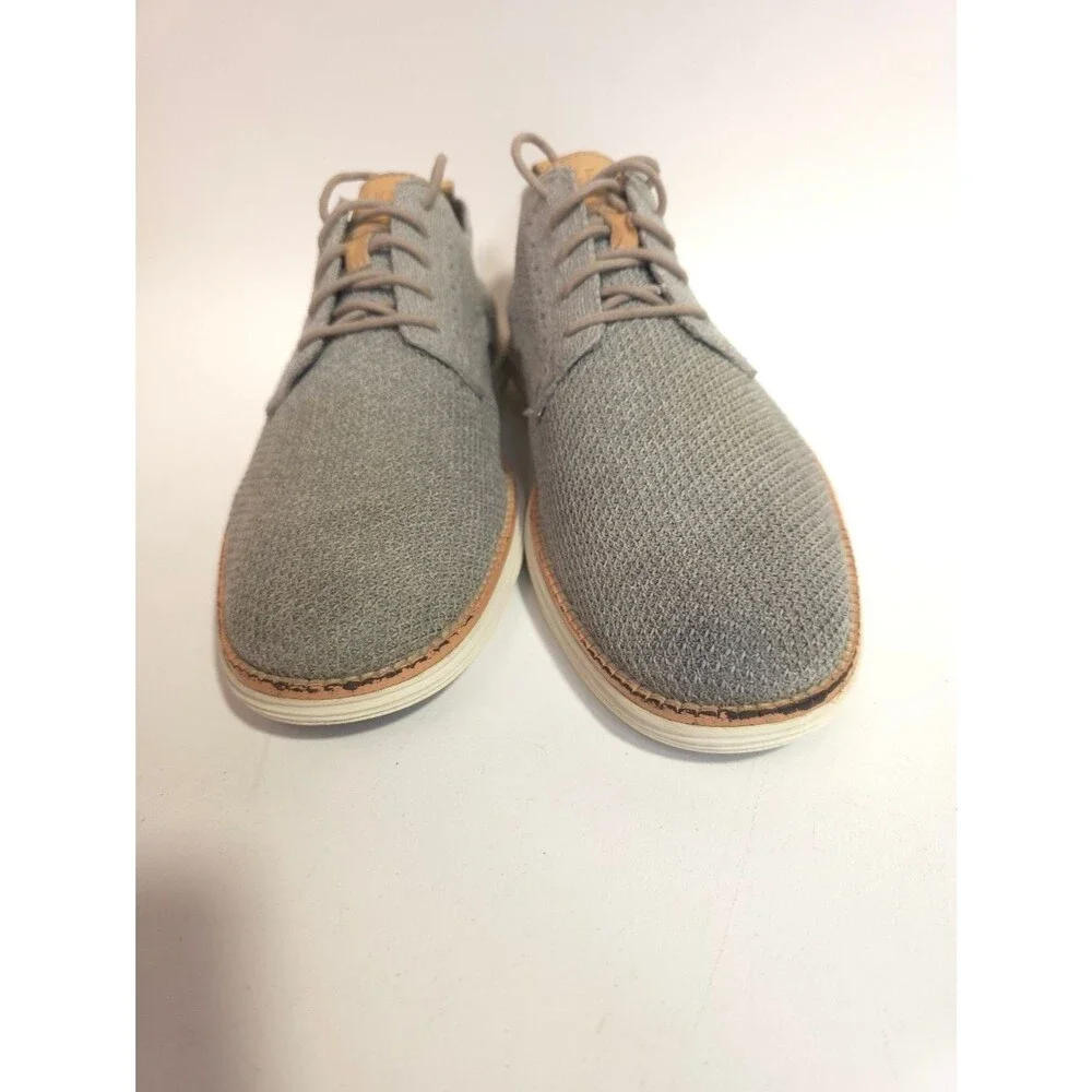 Cole Haan Stitchlite Oxford Mens 9.5 Gray Knit OriginalGrand Lightweight Comfort